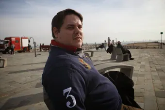 Manu Palop con 140 kg, en la playa